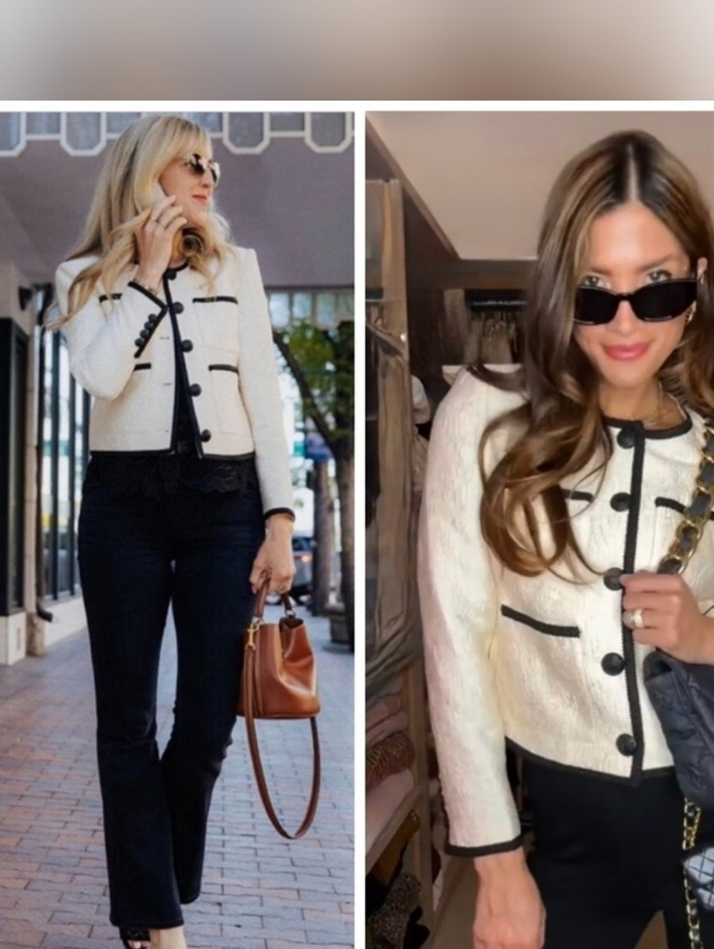 Veronica Beard Darla Lady Jacket Blazer Ivory Size 10 - Picture 4 of 14